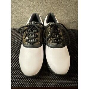 FootJoy FJ GreenJoys Golf Shoes 10 Men’s 45516 White Brown Black